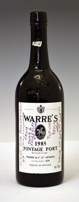 Lot 523 - Warre's Vintage Port, 1985