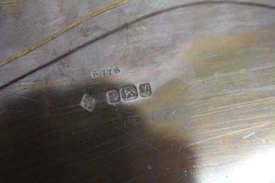 Lot 149 - Late Victorian silver gallery tray
