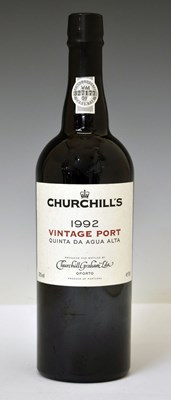 Lot 521 - Churchill's Quinta da Agua Alta Vintage Port, 1992