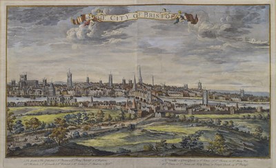 Lot 376 - Johannes (Jan) Kip (c. 1652-1722) after H Blundel (fl. 1700-1720) – 'The City of Bristol'
