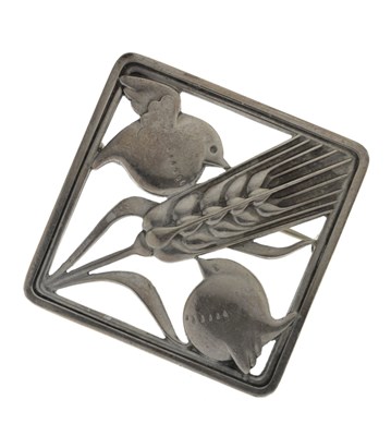 Lot Georg Jensen silver brooch No. 250