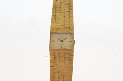 Lot 102 - Swiss Emperor gold plated watch