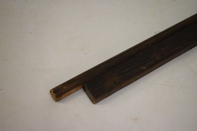 Lot 380 - Circa WWII primitive wooden drill rifle