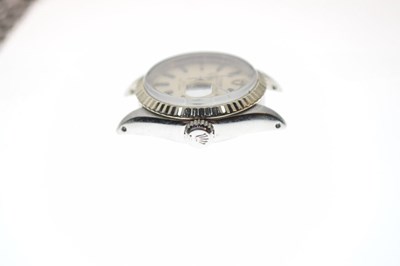 Lot 64 - Tudor - Lady's Princess Oysterdate stainless steel automatic bracelet watch