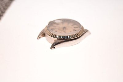 Lot 64 - Tudor - Lady's Princess Oysterdate stainless steel automatic bracelet watch