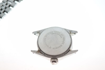 Lot 64 - Tudor - Lady's Princess Oysterdate stainless steel automatic bracelet watch