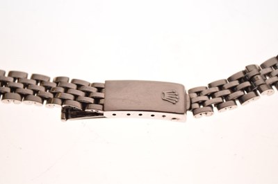 Lot 64 - Tudor - Lady's Princess Oysterdate stainless steel automatic bracelet watch