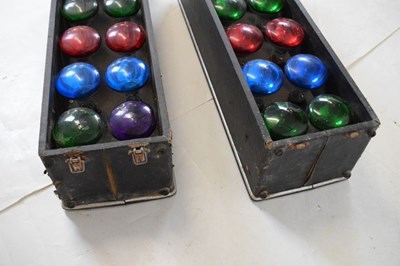 Lot 740 - Pair of 1970s/1980s twelve bank disco light box