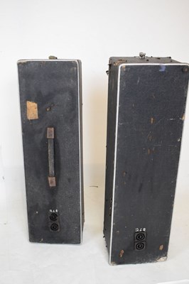 Lot 740 - Pair of 1970s/1980s twelve bank disco light box